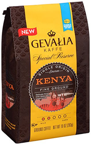 Gevalia  Special Reserve Fine Kenya Ground Coffee - 10 Ounces