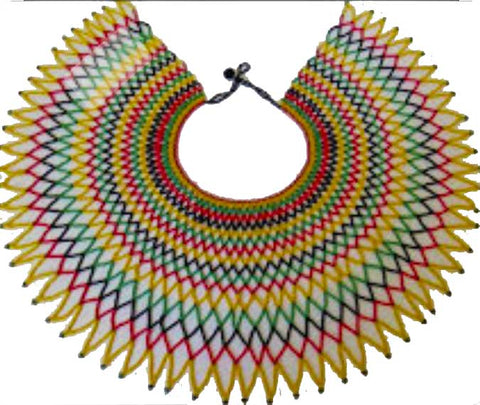 Handcrafted Full-neck Choker (Multi-color 4)