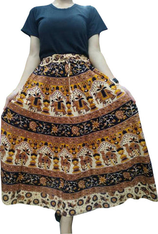 Women’s Urban Casual Loose Floral Skirts