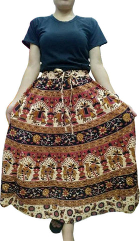 Women’s Urban Casual Loose Floral Skirts