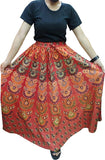 Women’s Urban Casual Loose Floral Skirts - Flower Design