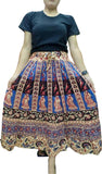 Women’s Urban Casual Loose Floral Skirts - Treditional Design