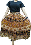 Women’s Urban Casual Loose Floral Skirts - Freehand design