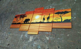 Framed Authentic original African Canvas Wall Decor