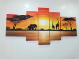 Framed Authentic original African Canvas Wall Decor