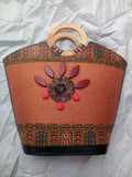 Hand-Made Maasai Juti Bag - Round Grip