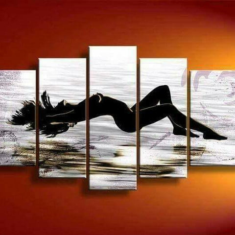 Mary's Collection - Beach Sensuality Multi-panel Acrylic Wall Art