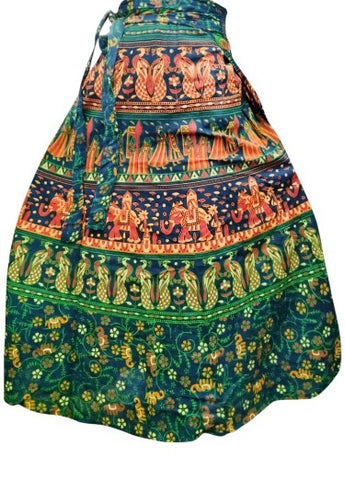 Women's Cotton Floral Skirts - Traditional Designs