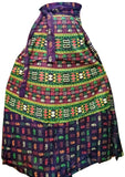 Women's Cotton Long Skirts - Freehand design