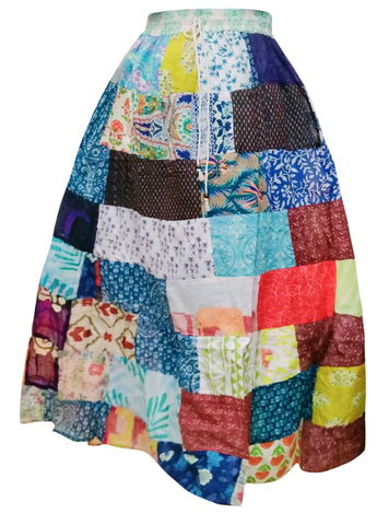 Women's Cotton Skirts - Loose Floral Skirts