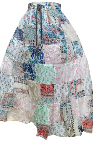 Women's Cotton Skirts - Loose Floral Skirts