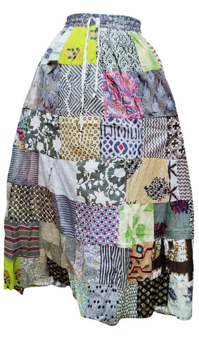 Women's Cotton Skirts - Loose Floral Skirts