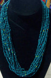 Multi-Strand Hand-Beaded Necklace