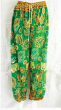 Soft Kitenge Cotton Dashiki Palel Pants - Closed Bottoms (Peach, Blue, Green, Orange)