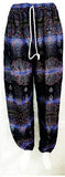 Soft Kitenge Cotton Dashiki Palel Pants - Closed Bottoms (Red, Blue, Purple, Pink)