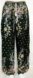 Soft Kitenge Cotton Dashiki Palel Pants - Closed Bottoms (Dark Green, Blue, Black, Neavy Blue, Red)