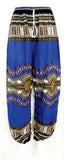 Soft Kitenge Cotton Dashiki Palel Pants - Closed Bottoms - Red - Blue - Black varient