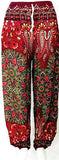 Soft Kitenge Cotton Dashiki Palel Pants - Closed Bottoms - (Black, Blue, Green, NeavyBlue, Red, SkyBlue)