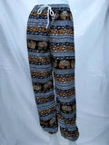 Soft Kitenge Cotton Dashiki Palel Pants - Closed Bottoms - Coffee